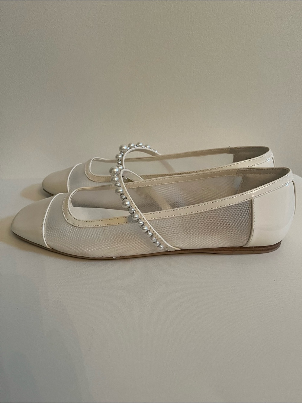 Dolce Vita Rollin Pearl Mesh Ballet Flats - Picture 4 of 9